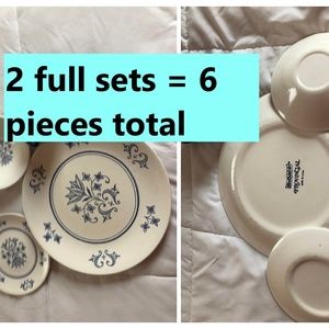 VINTAGE 6 pieces SHEFFIELD PROVINCIAL 2 china sets